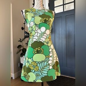 ZARA Floral Mini Dress with Matching Scrunchie